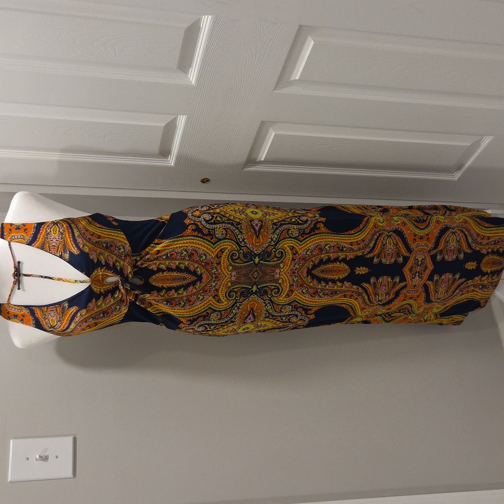 Free People Vibrant Paisley Maxi Dress